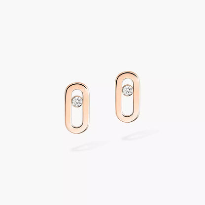 [Aurelle Style]Move Uno Diamond Stud Earrings