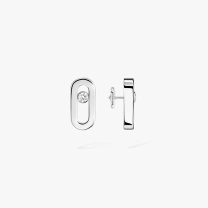 [Aurelle Style]Move Uno Diamond Stud Earrings