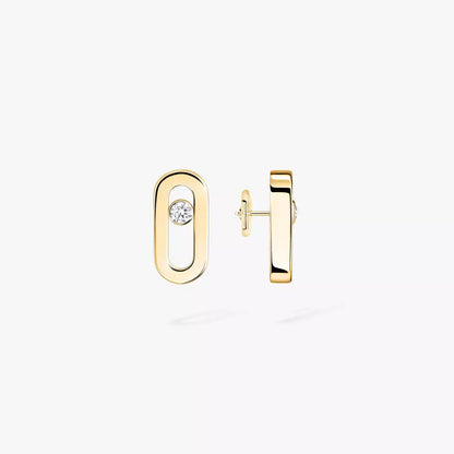 [Aurelle Style]Move Uno Diamond Stud Earrings