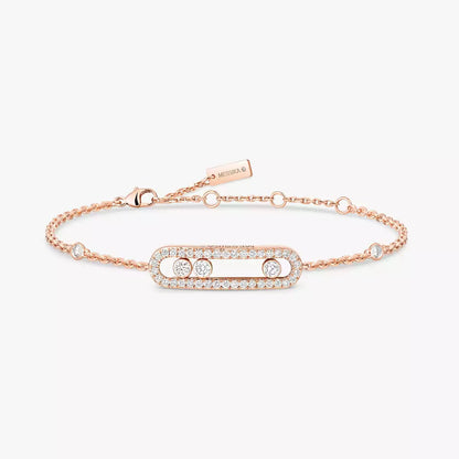 [Aurelle Style]Pavé Baby Move Diamond Bracelet