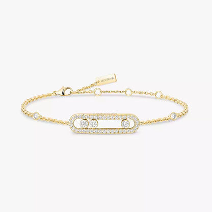 [Aurelle Style]Pavé Baby Move Diamond Bracelet