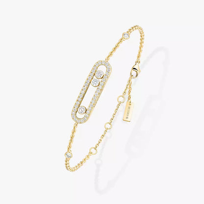 [Aurelle Style]Pavé Baby Move Diamond Bracelet
