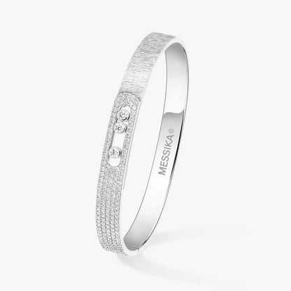 [Aurelle Style]Move Noa Ciselé half pavé bangle