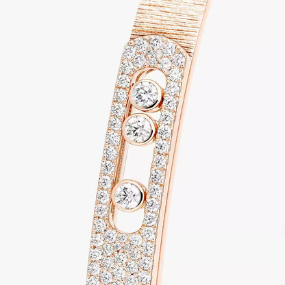 [Aurelle Style]Move Noa Ciselé half pavé bangle