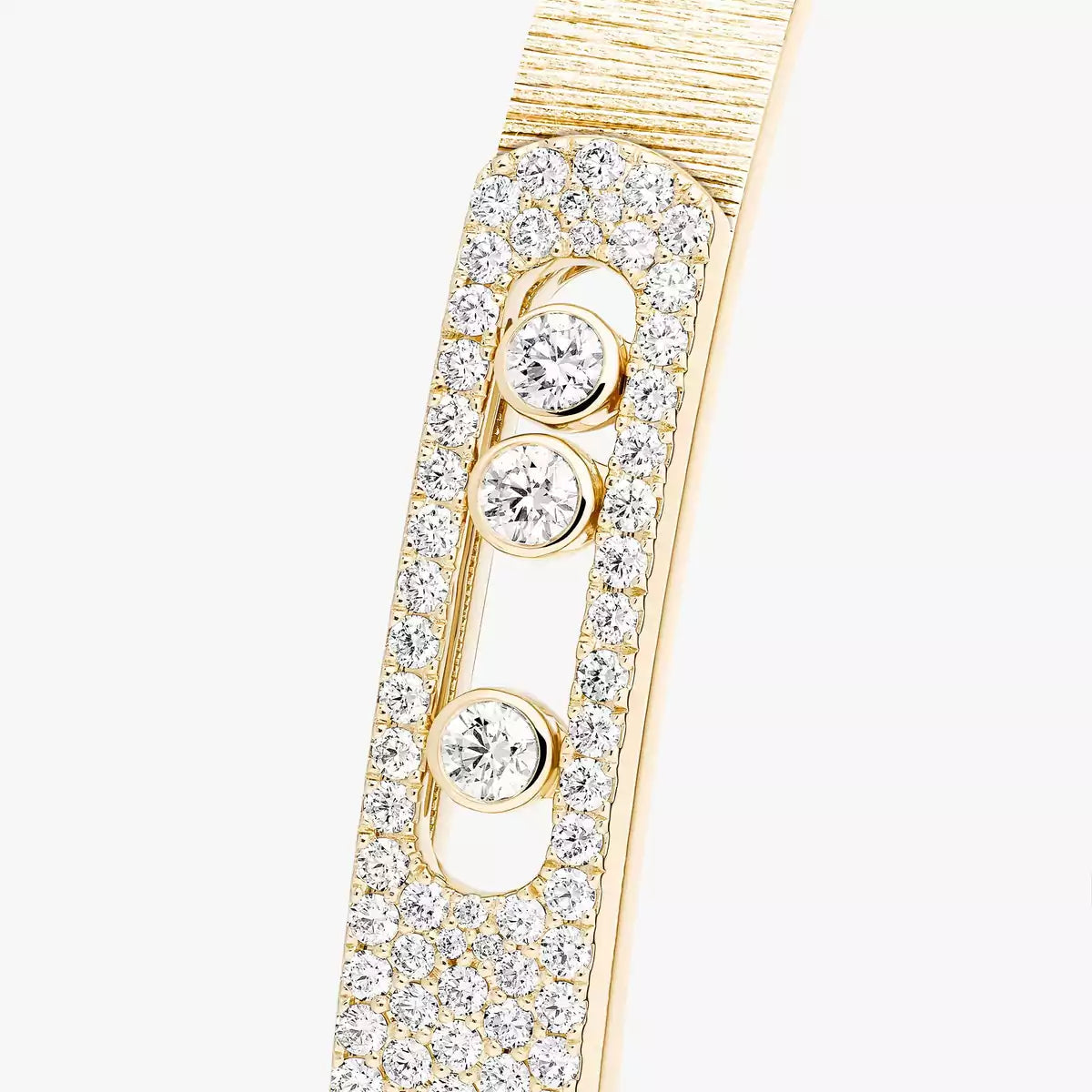 [Aurelle Style]Move Noa Ciselé half pavé bangle