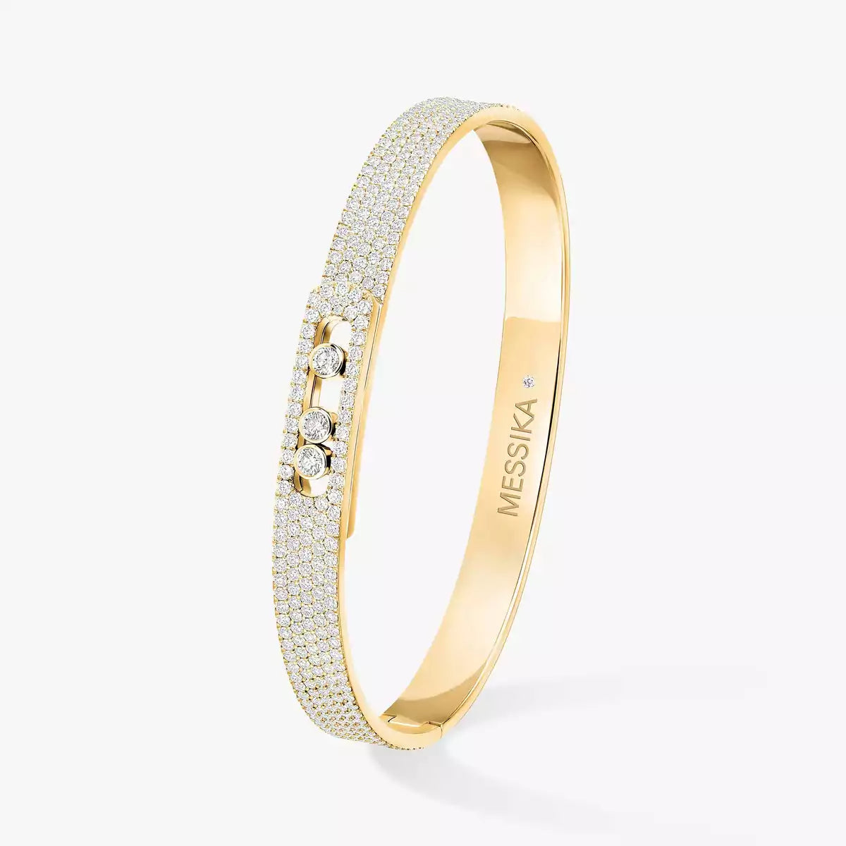 [Aurelle Style]Move Noa Full Pavé Diamond Bangle Bracelet