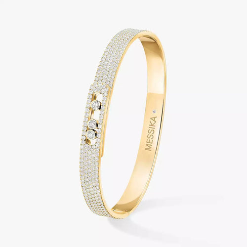 [Aurelle Style]Move Noa Full Pavé Diamond Bangle Bracelet