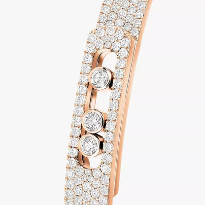 [Aurelle Style]Move Noa Full Pavé Diamond Bangle Bracelet