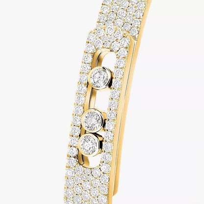 [Aurelle Style]Move Noa Full Pavé Diamond Bangle Bracelet