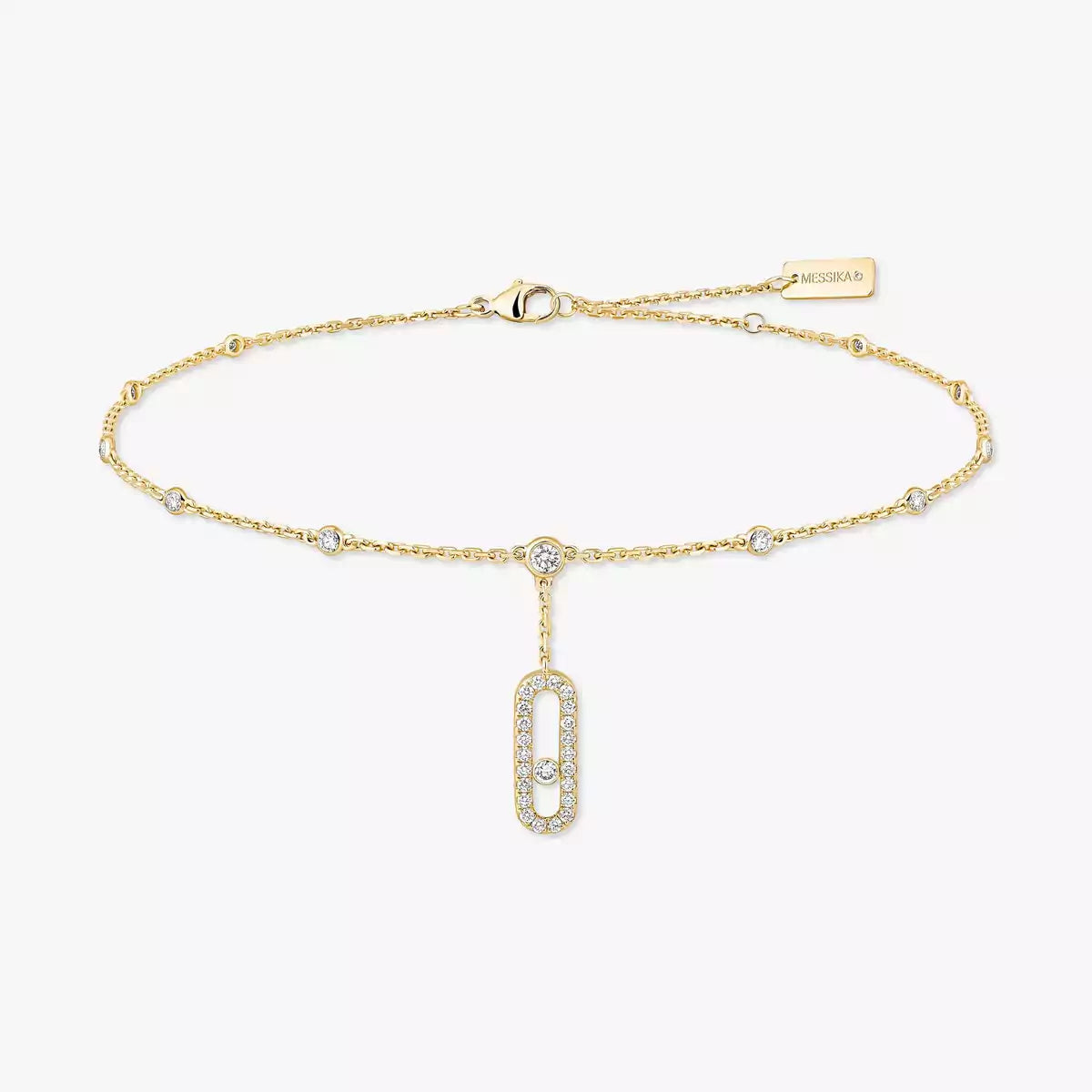 [Aurelle Style] Move Uno pavé ankle bracelet
