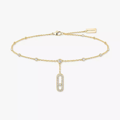 [Aurelle Style] Move Uno pavé ankle bracelet