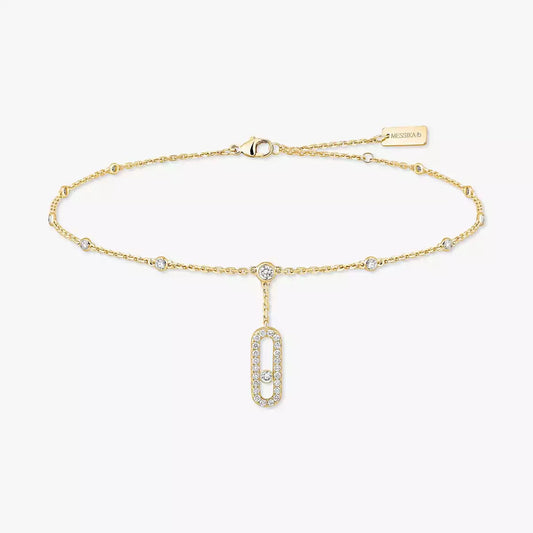 [Aurelle Style] Move Uno pavé ankle bracelet