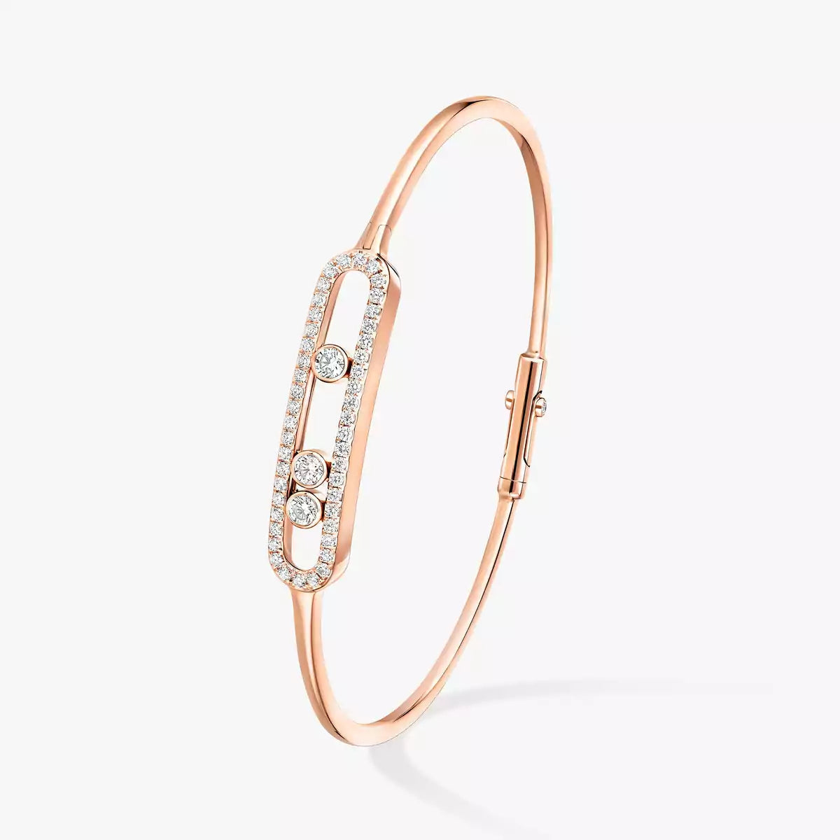 [Aurelle Style]Move Pavé Diamond Bangle Bracelet M
