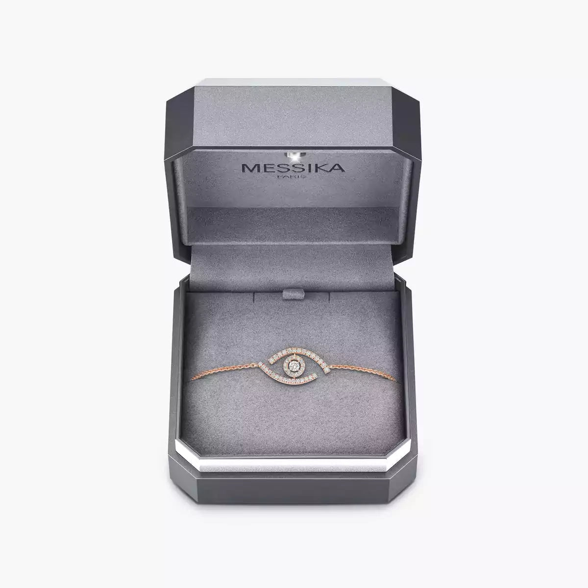 [Aurelle Style]Lucky Eye Pave-Set Diamond Bracelet