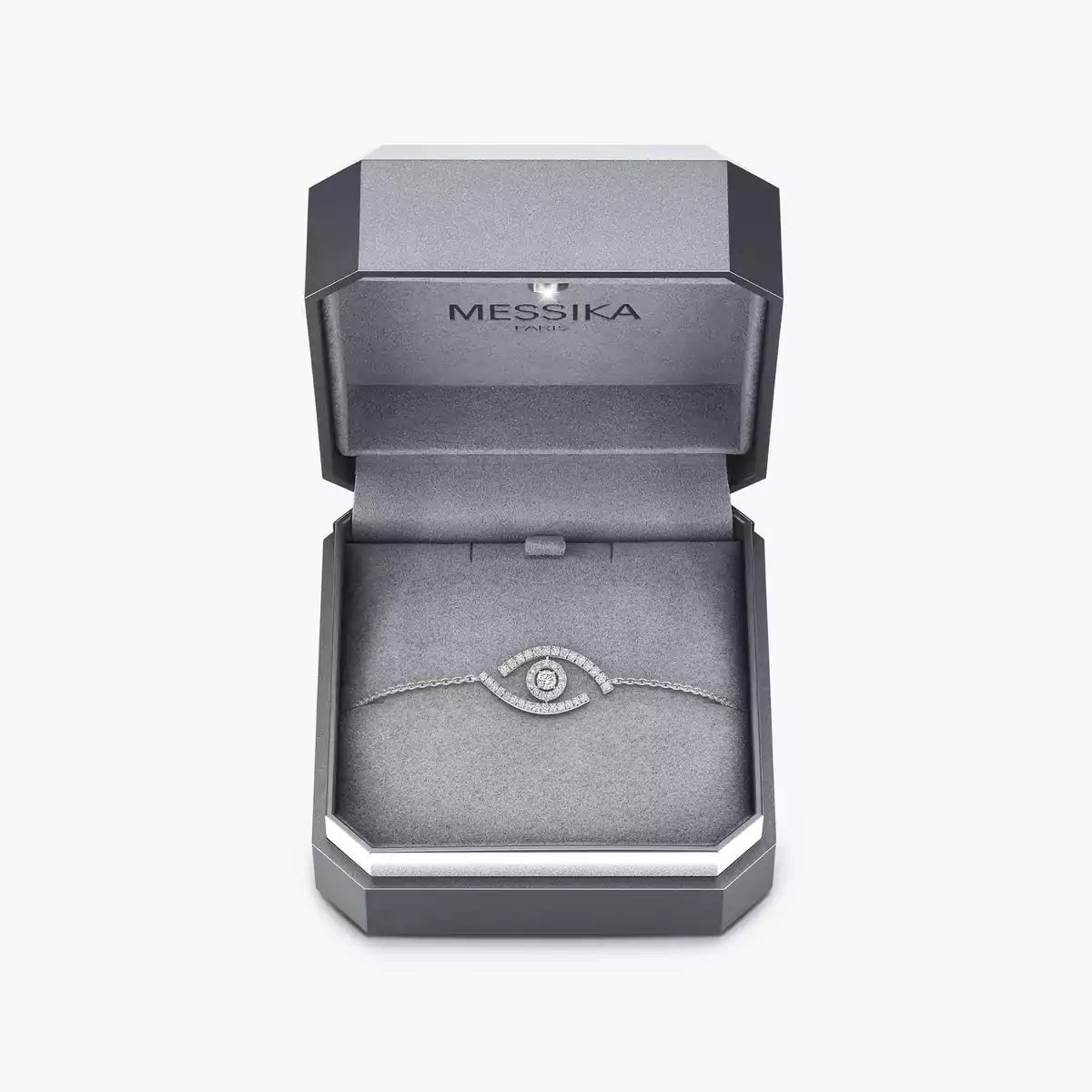 [Aurelle Style]Lucky Eye Pave-Set Diamond Bracelet
