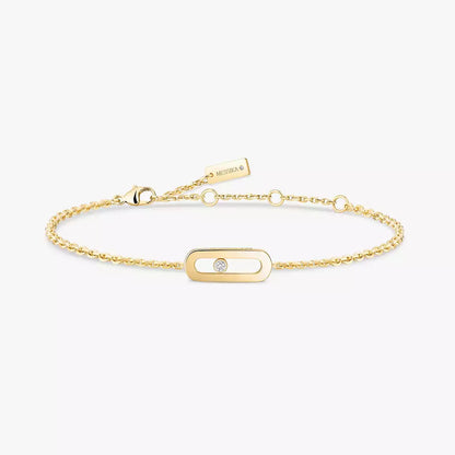 [Aurelle Style]Move Uno Diamond Bracelet