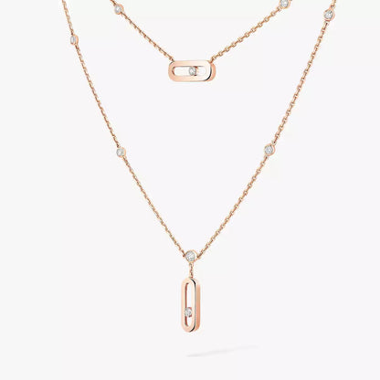 [Aurelle Style] Move Uno Diamond Necklace