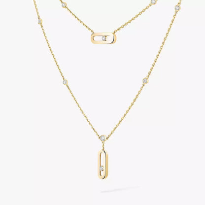[Aurelle Style] Move Uno Diamond Necklace