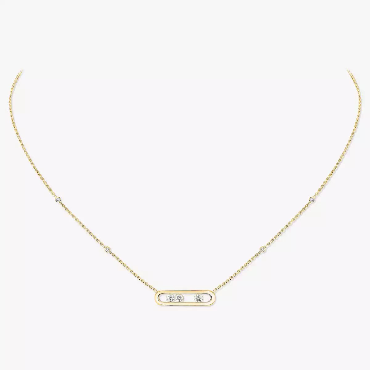 [Aurelle Style] Baby Move Gold Diamond Necklace