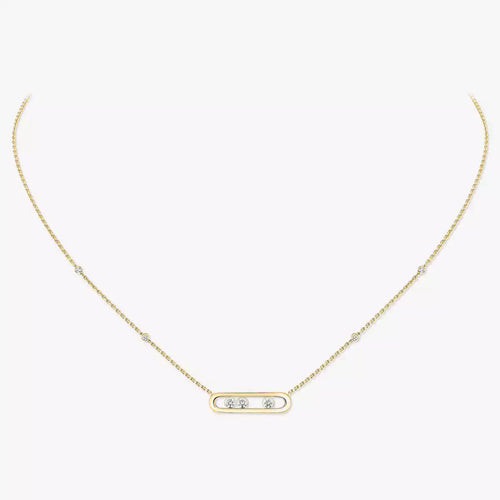 [Aurelle Style] Baby Move Gold Diamond Necklace