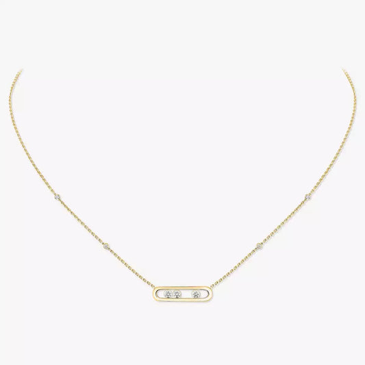 [Aurelle Style] Baby Move Gold Diamond Necklace