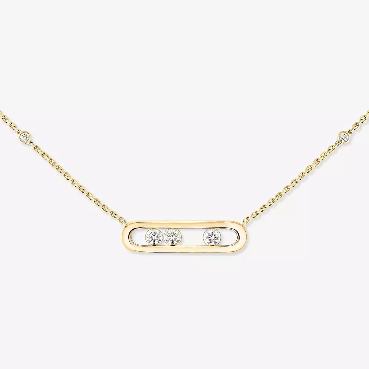 [Aurelle Style] Baby Move Gold Diamond Necklace