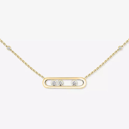 [Aurelle Style] Baby Move Gold Diamond Necklace