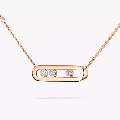 [Aurelle Style] Baby Move Gold Diamond Necklace