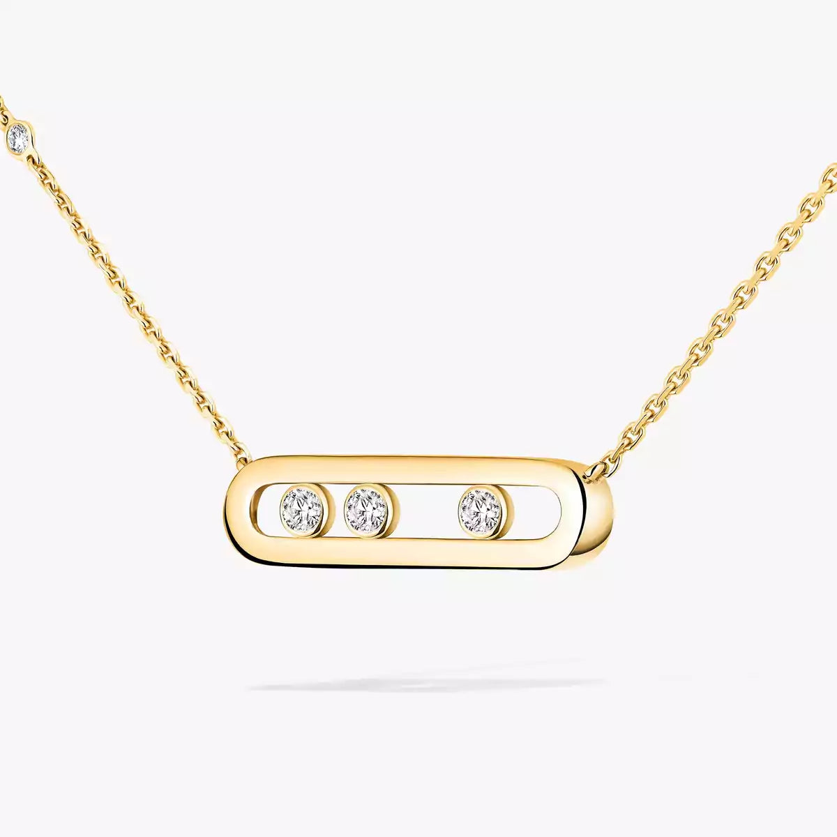 [Aurelle Style] Baby Move Gold Diamond Necklace