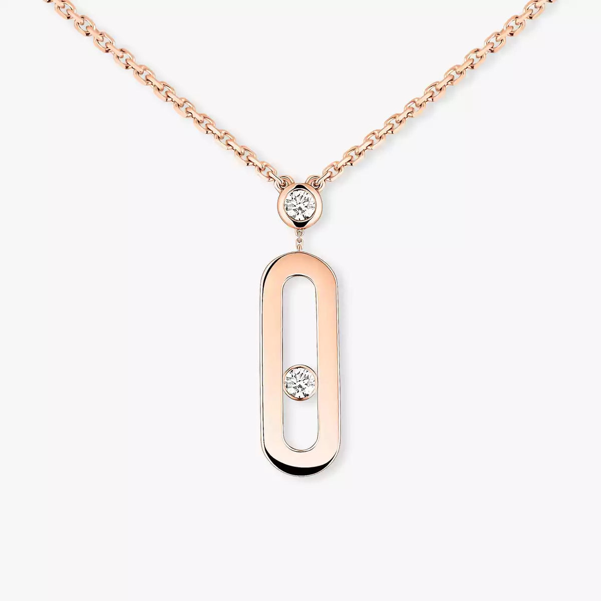[Aurelle Style] Move Uno Gold Diamond Long Necklace