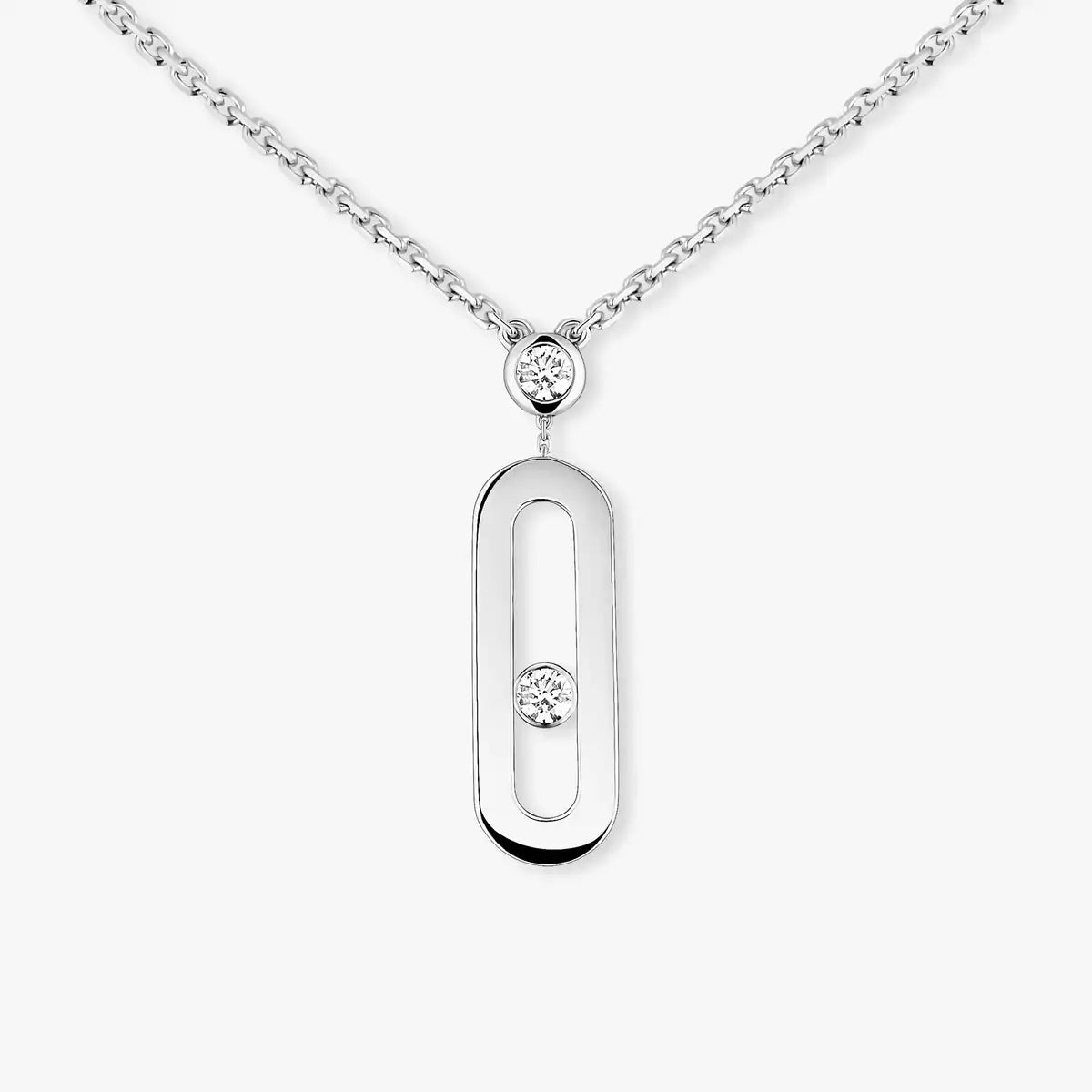 [Aurelle Style] Move Uno Gold Diamond Long Necklace