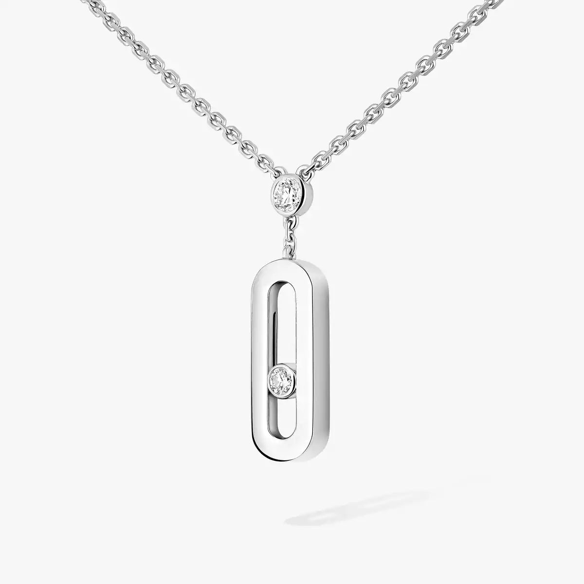 [Aurelle Style] Move Uno Gold Diamond Long Necklace