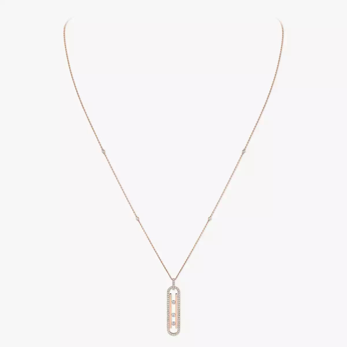 [Aurelle Style]Diamond Necklace Move 10Th