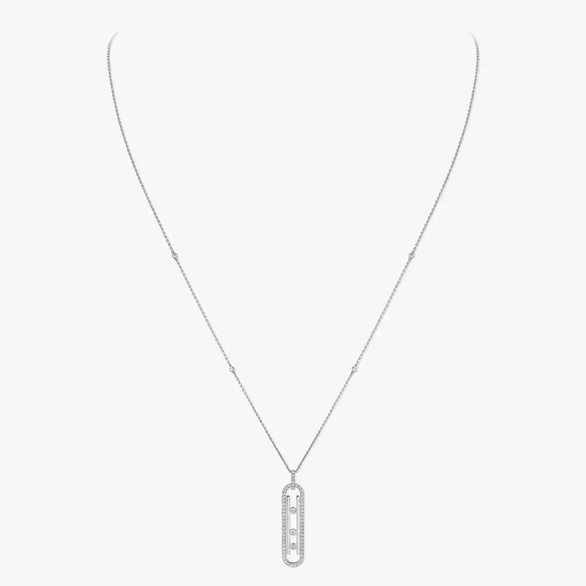 [Aurelle Style]Diamond Necklace Move 10Th