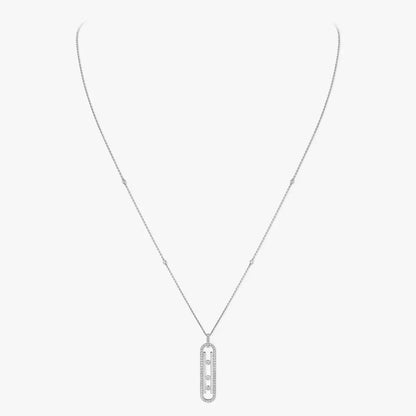 [Aurelle Style]Diamond Necklace Move 10Th