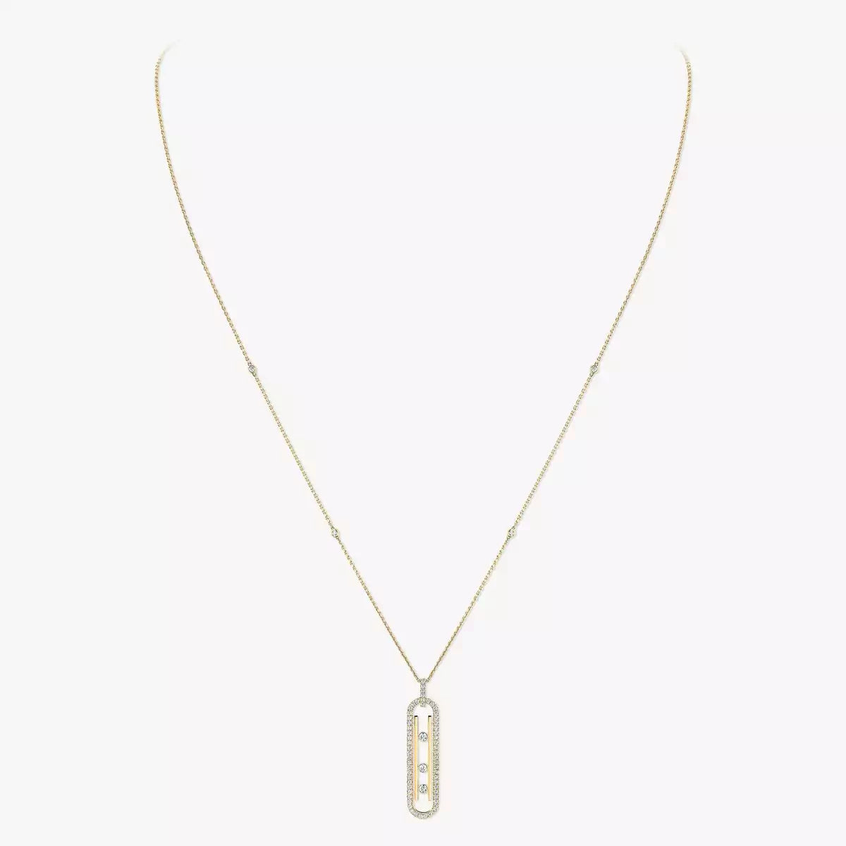 [Aurelle Style]Diamond Necklace Move 10Th