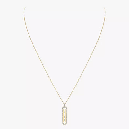 [Aurelle Style]Diamond Necklace Move 10Th