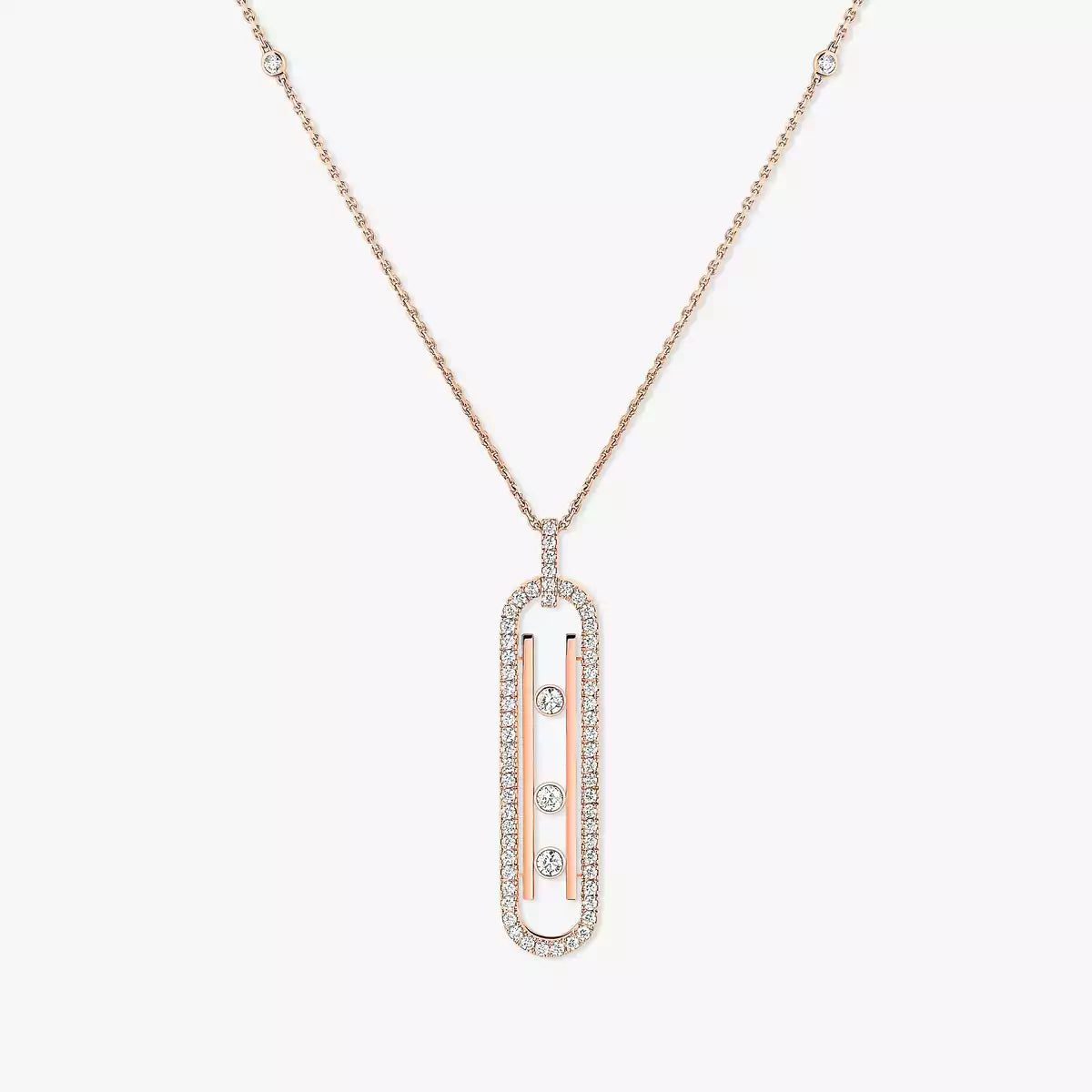 [Aurelle Style]Diamond Necklace Move 10Th