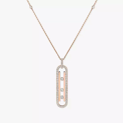 [Aurelle Style]Diamond Necklace Move 10Th