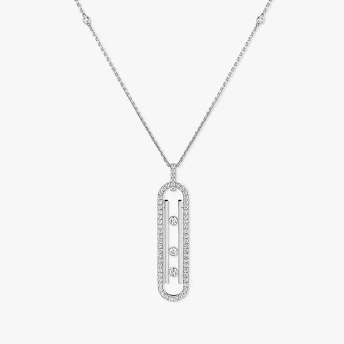 [Aurelle Style]Diamond Necklace Move 10Th