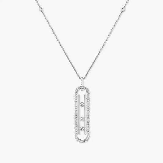 [Aurelle Style]Diamond Necklace Move 10Th