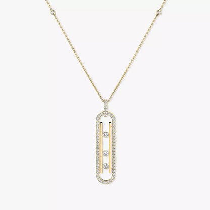 [Aurelle Style]Diamond Necklace Move 10Th