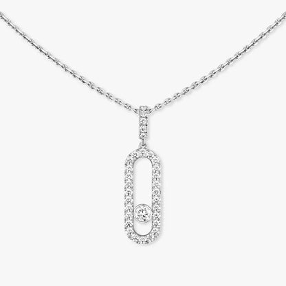 [Aurelle Style]Move Uno Diamond Necklace in Rose Gold