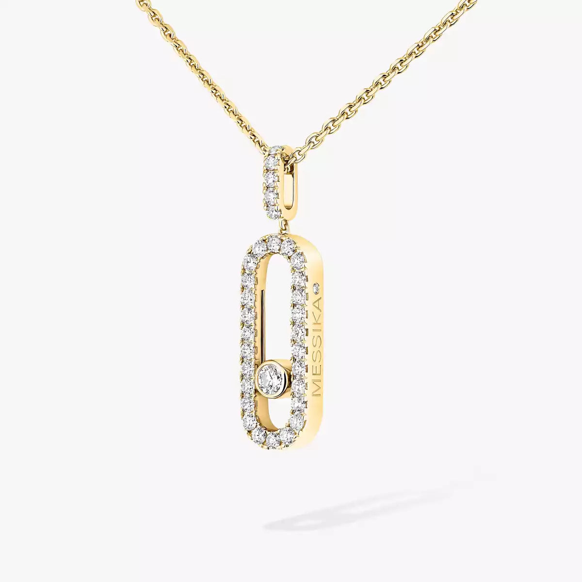 [Aurelle Style]Move Uno Diamond Necklace in Rose Gold