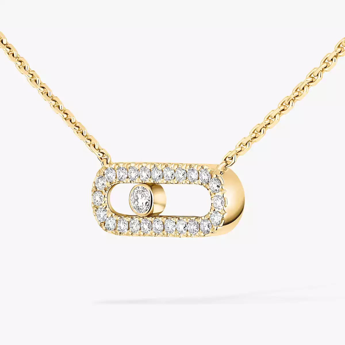 [Aurelle Style]Diamond Necklace Move Uno