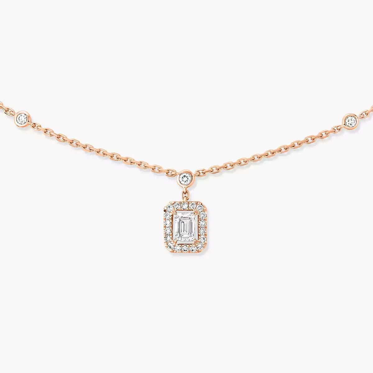 [Aurelle Style]My Twin Diamond Necklace in Silver