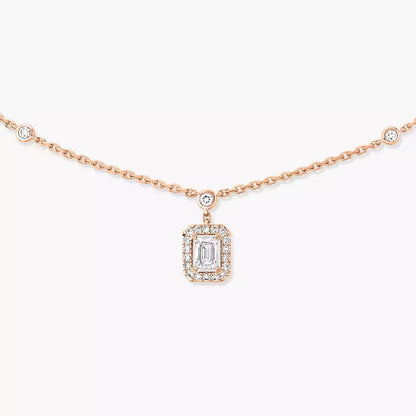 [Aurelle Style]My Twin Diamond Necklace in Silver