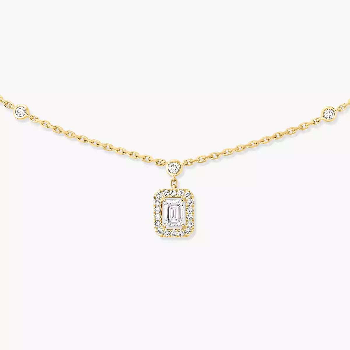 [Aurelle Style]My Twin Diamond Necklace in Silver
