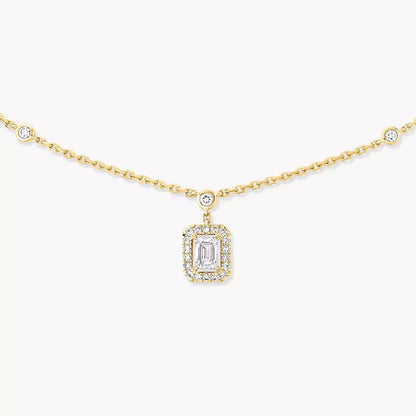 [Aurelle Style]My Twin Diamond Necklace in Silver