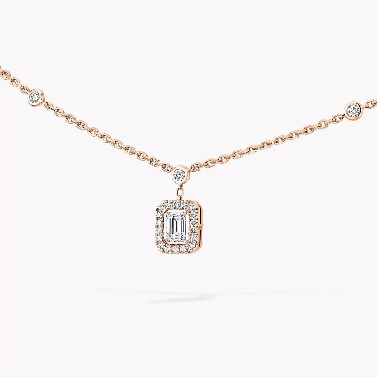 [Aurelle Style]My Twin Diamond Necklace in Silver